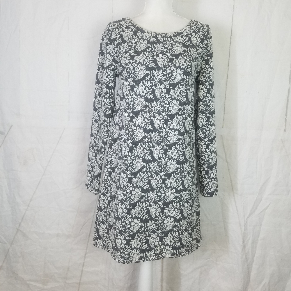 ann taylor loft long sleeve floral dress